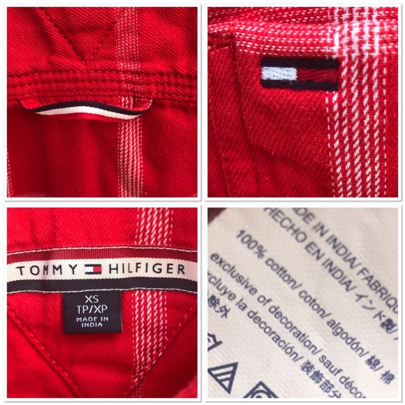Tommy Hilfiger Red plaid Shirt - Picture 5 of 6